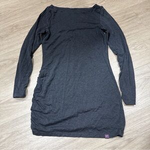 Zobha Elegant Gray Long Sleeve top blouse M